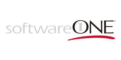 Logo van het bedrijf SoftwareONE