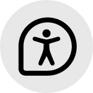 Toegankelijkheidsfiguur als pictogram