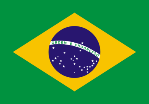 De vlag van Brazilië